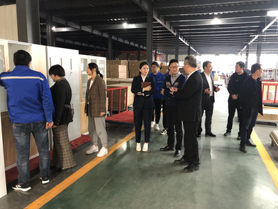 浙江圣奧集團(tuán)陳園和副總裁一行蒞臨科飛亞參觀訪問